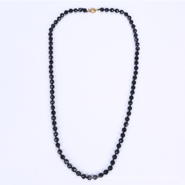 Collier perle de verre noir Chine